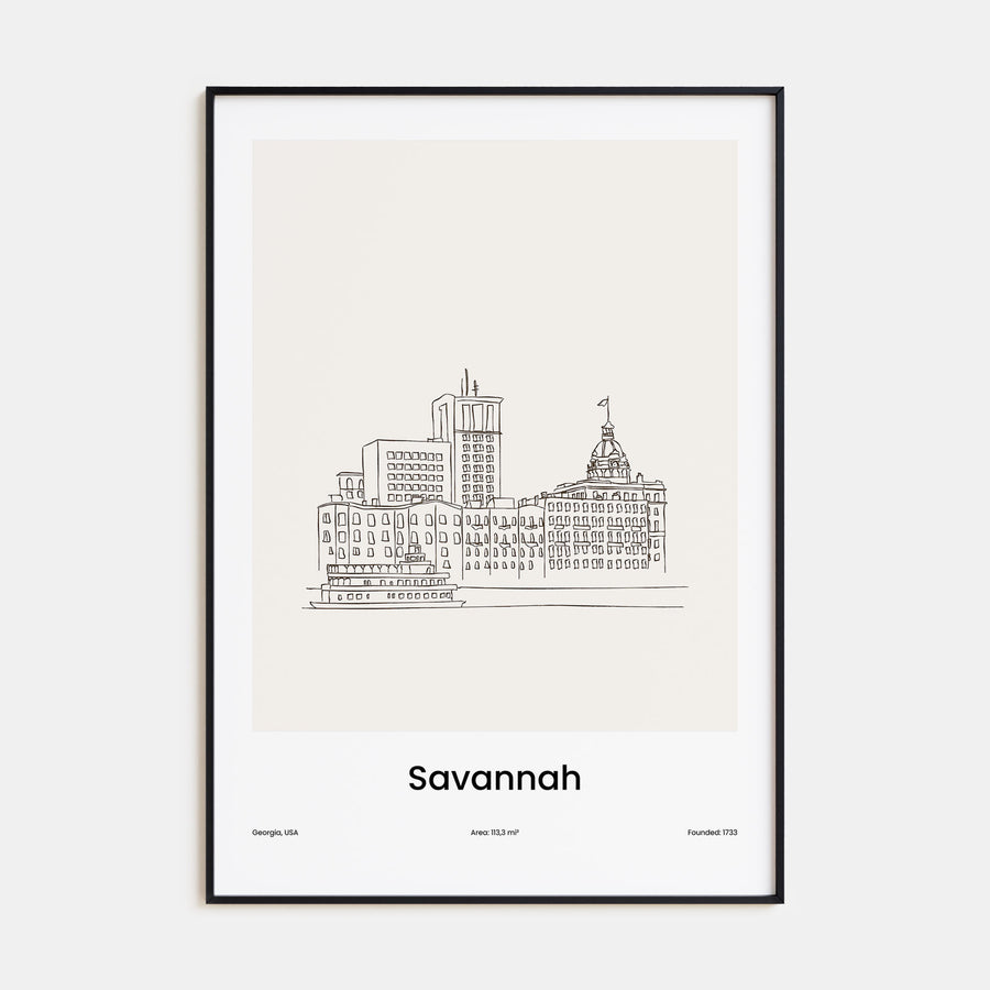 Savannah Drawn Poster