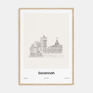Savannah Drawn Poster