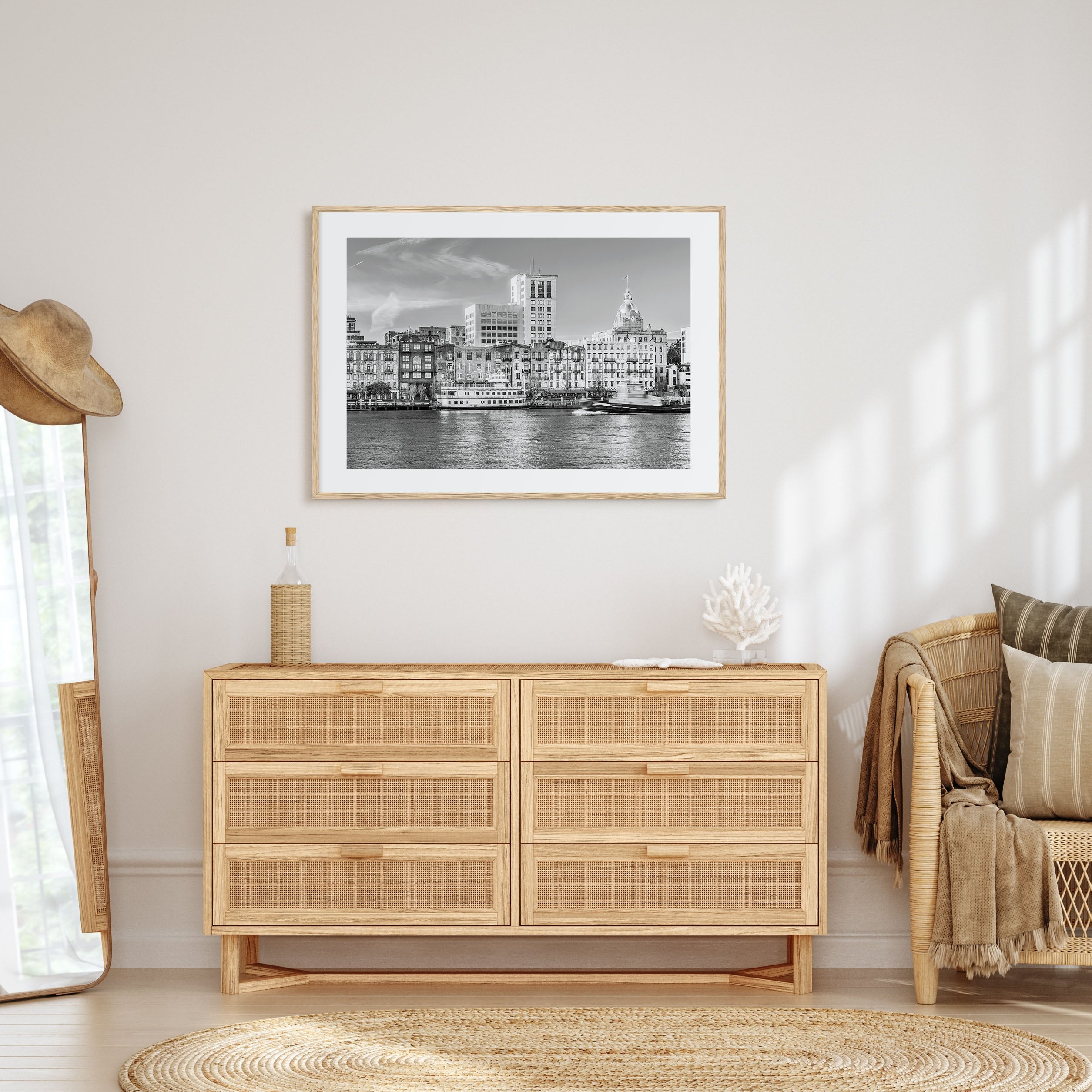 Savannah Landscape B&W Poster