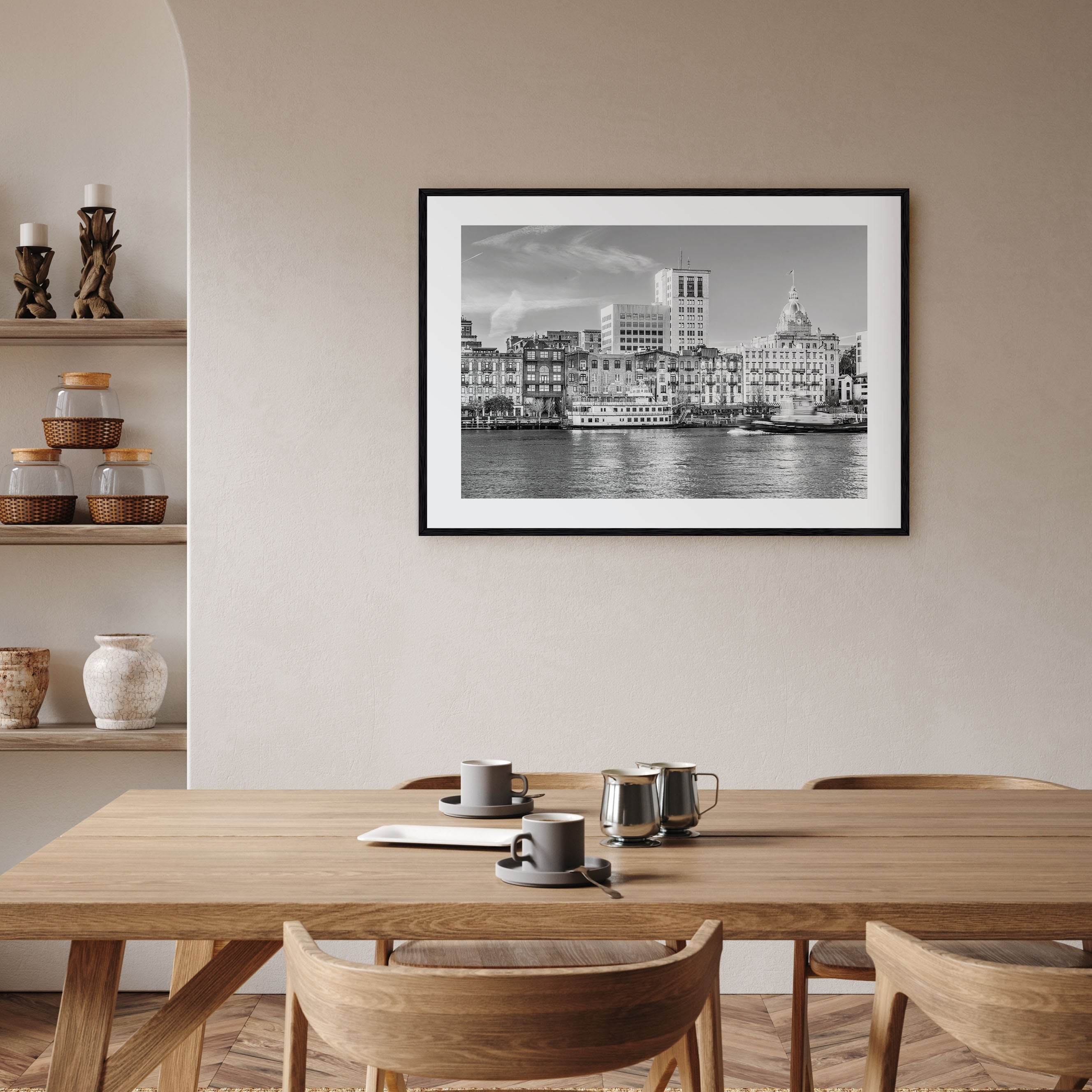Savannah Landscape B&W Poster
