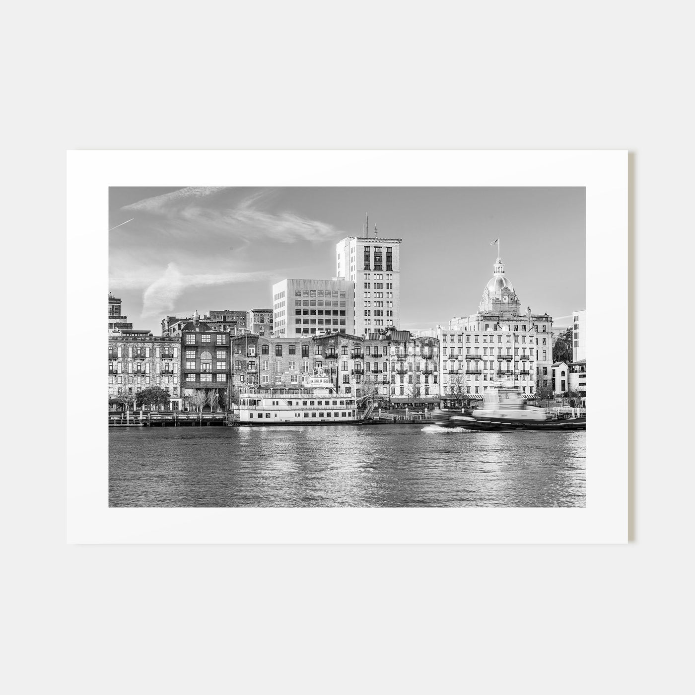 Savannah Landscape B&W Poster