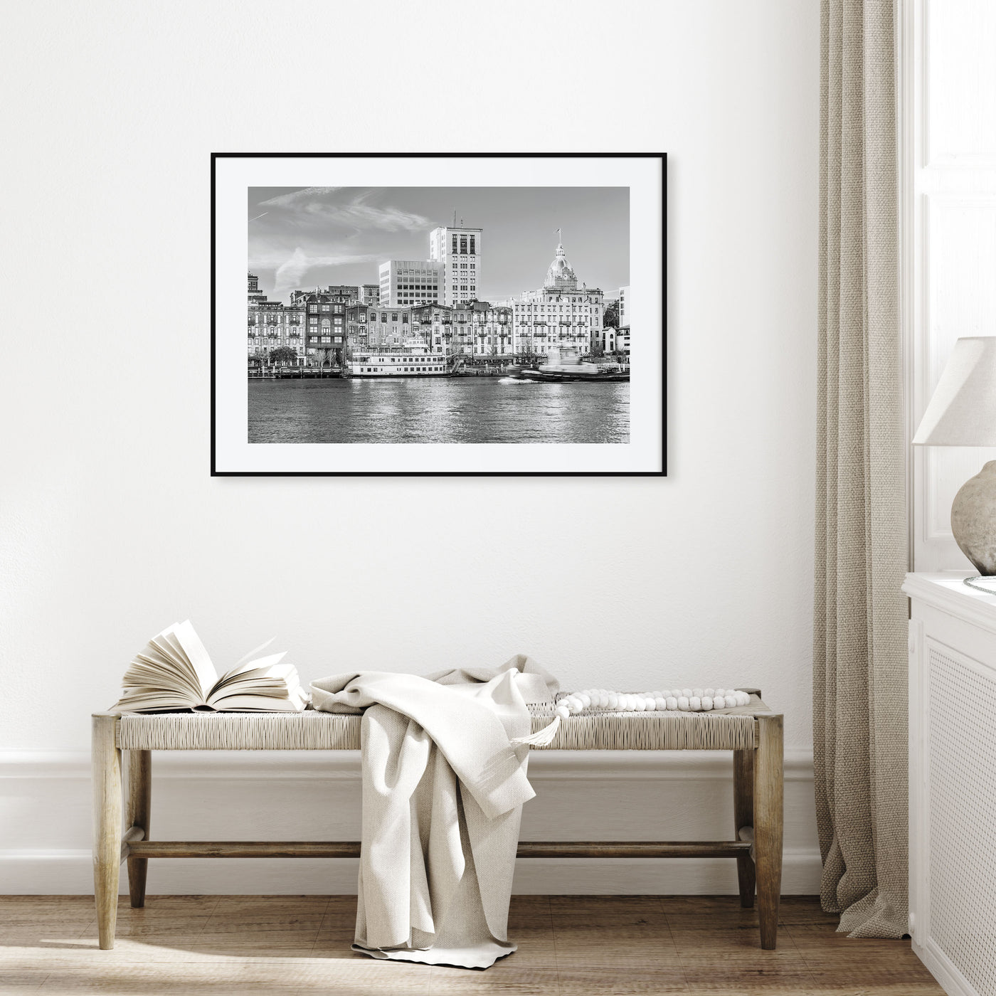 Savannah Landscape B&W Poster
