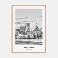 Savannah Portrait B&W No 1 Poster