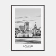 Savannah Portrait B&W No 1 Poster