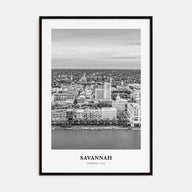Savannah Portrait B&W No 2 Poster