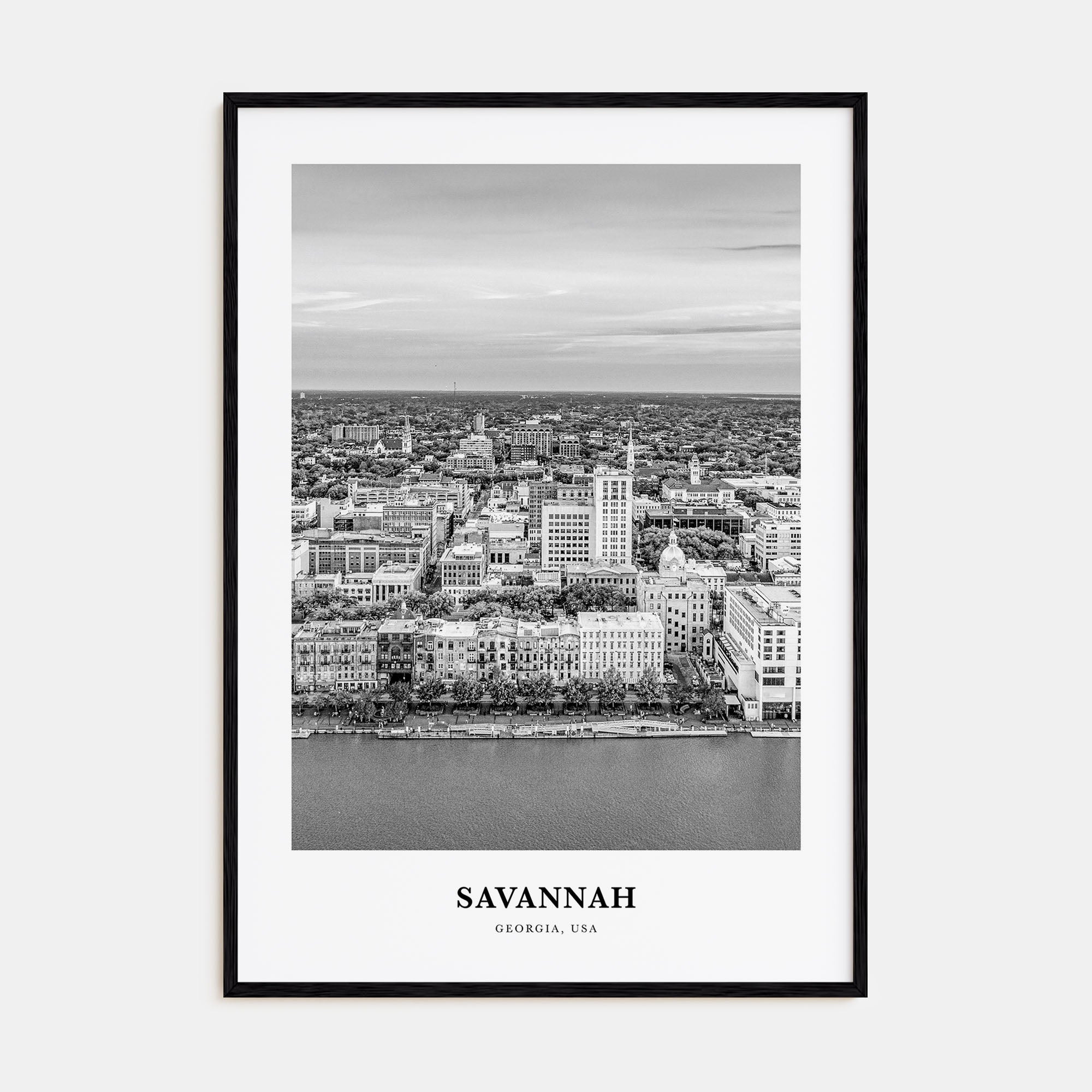 Savannah Portrait B&W No 2 Poster
