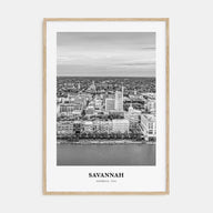 Savannah Portrait B&W No 2 Poster