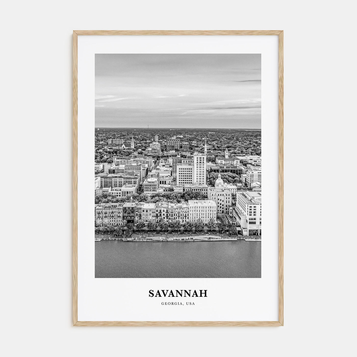 Savannah Portrait B&W No 2 Poster