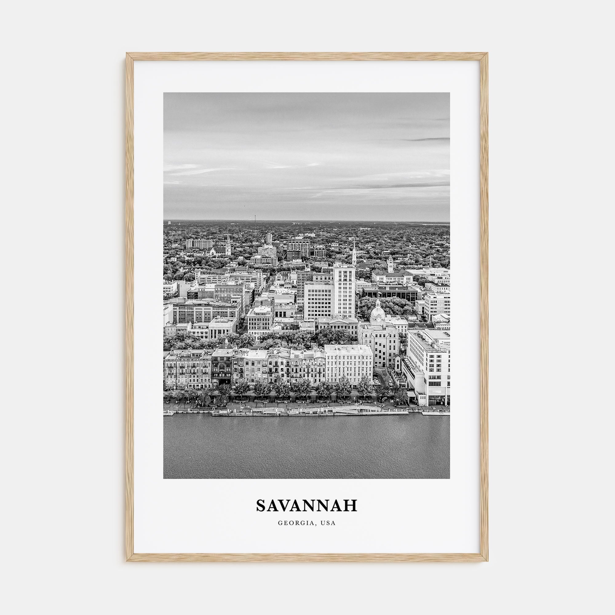 Savannah Portrait B&W No 2 Poster
