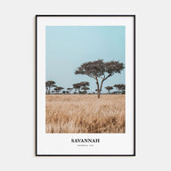 Savannah Portrait Color Poster