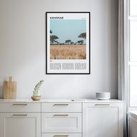 Savannah Travel Color Poster