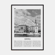 Savona Travel B&W Poster