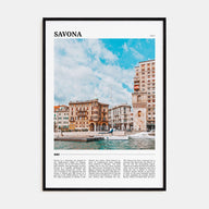 Savona Travel Color Poster