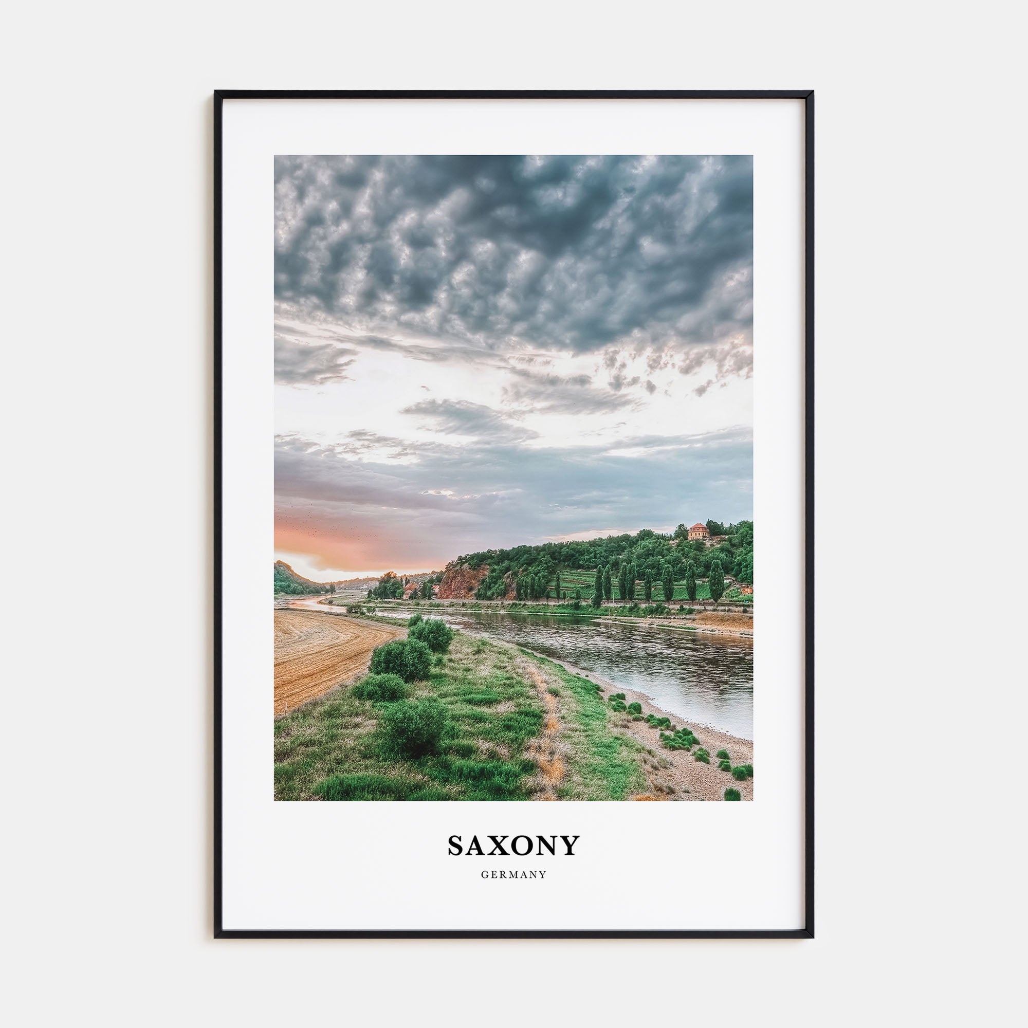 Saxony Portrait Color Poster