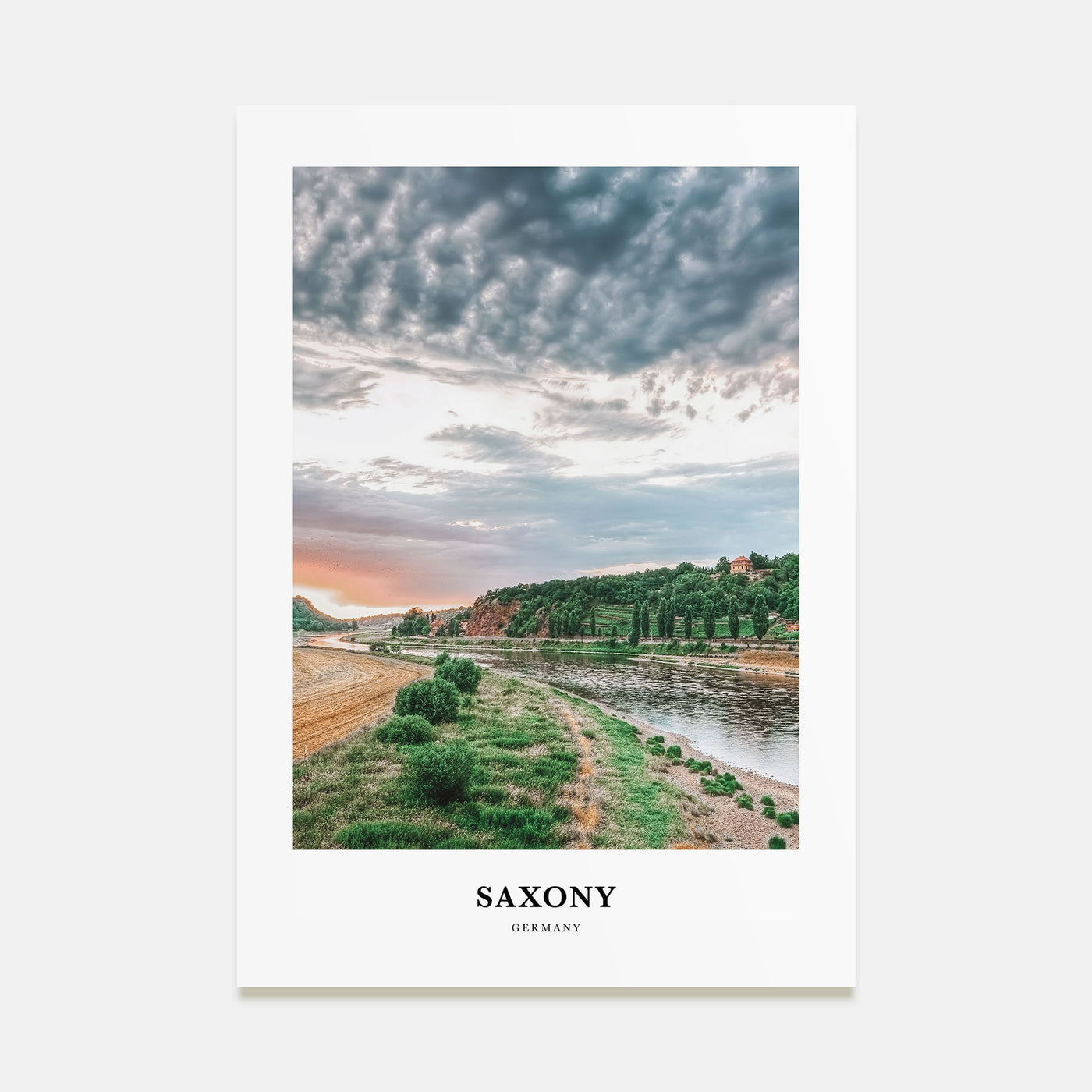 Saxony Portrait Color Poster