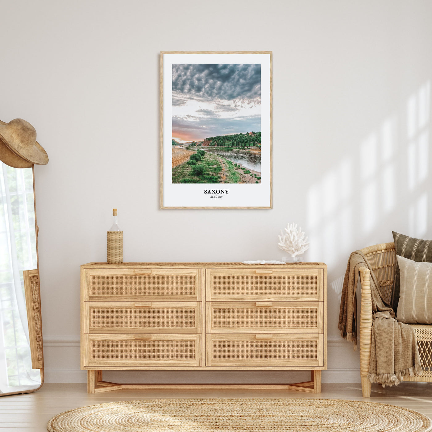 Saxony Portrait Color Poster