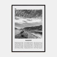 Saxony Travel B&W Poster