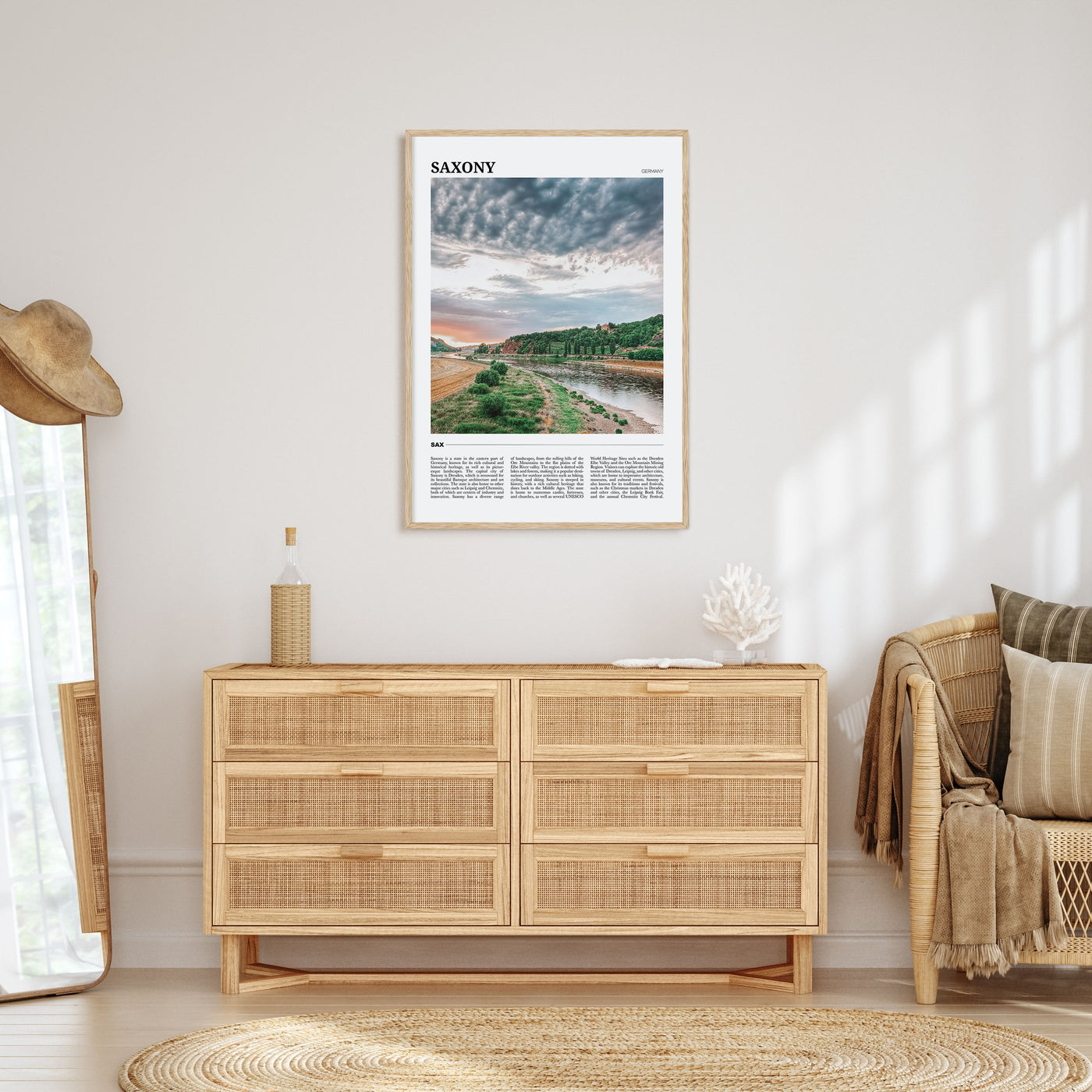 Saxony Travel Color Poster