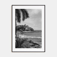 Sayulita Photo B&W Poster