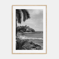 Sayulita Photo B&W Poster