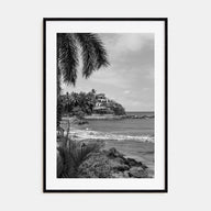 Sayulita Photo B&W Poster