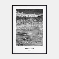 Sayulita Portrait B&W Poster