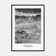 Sayulita Portrait B&W Poster