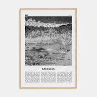 Sayulita Travel B&W Poster