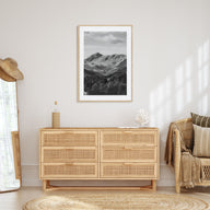 Scandinavian Forest Photo B&W No 1 Poster