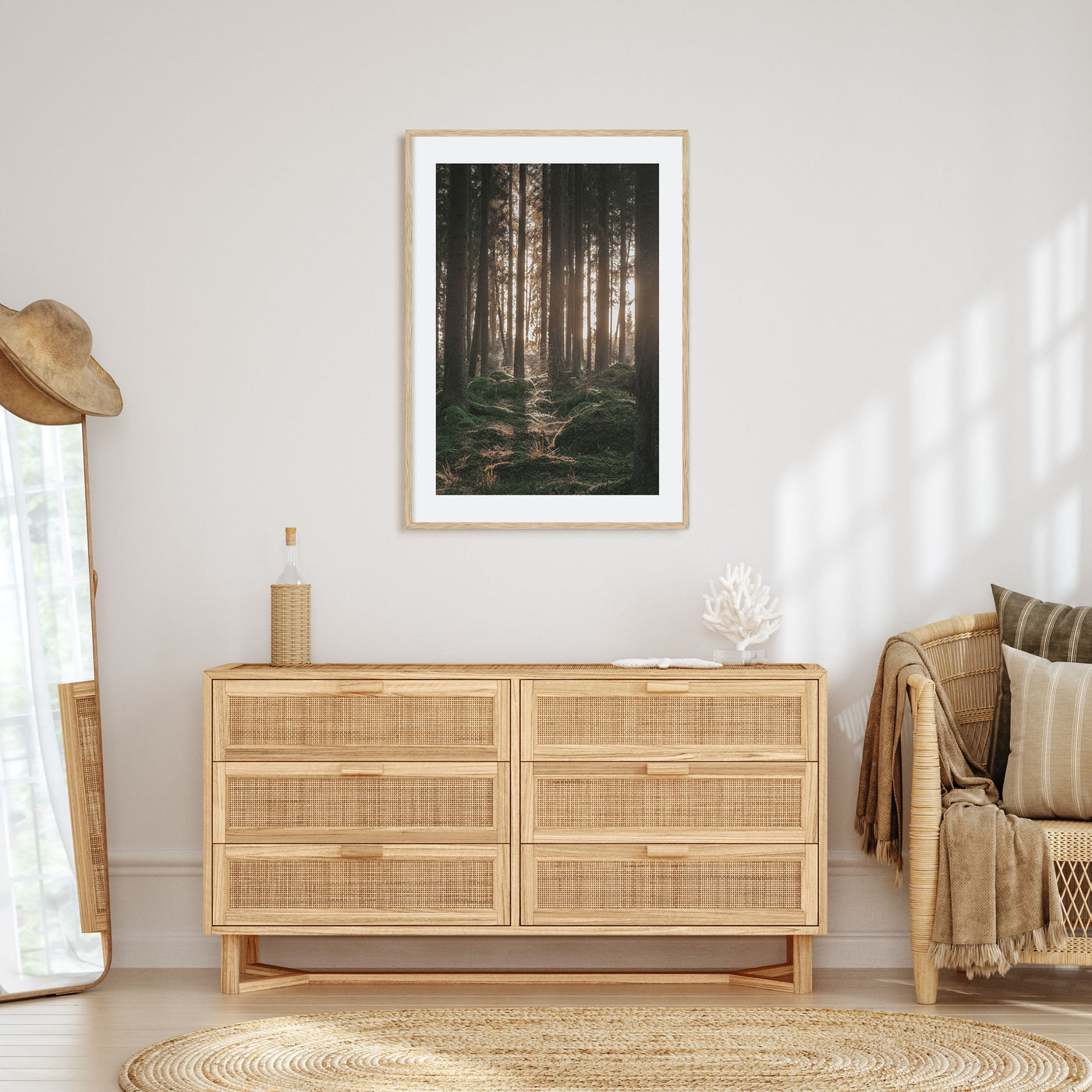 Scandinavian Forest Photo Color No 1 Poster