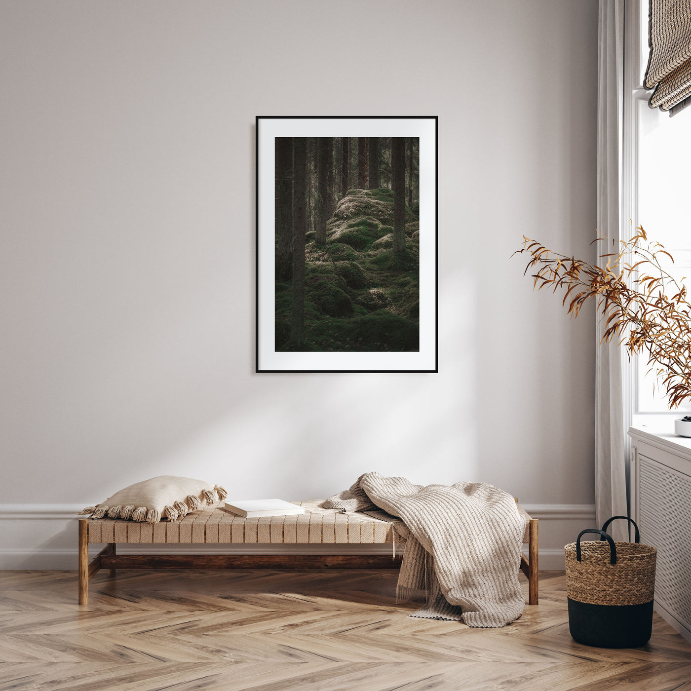 Scandinavian Forest Photo Color No 2 Poster