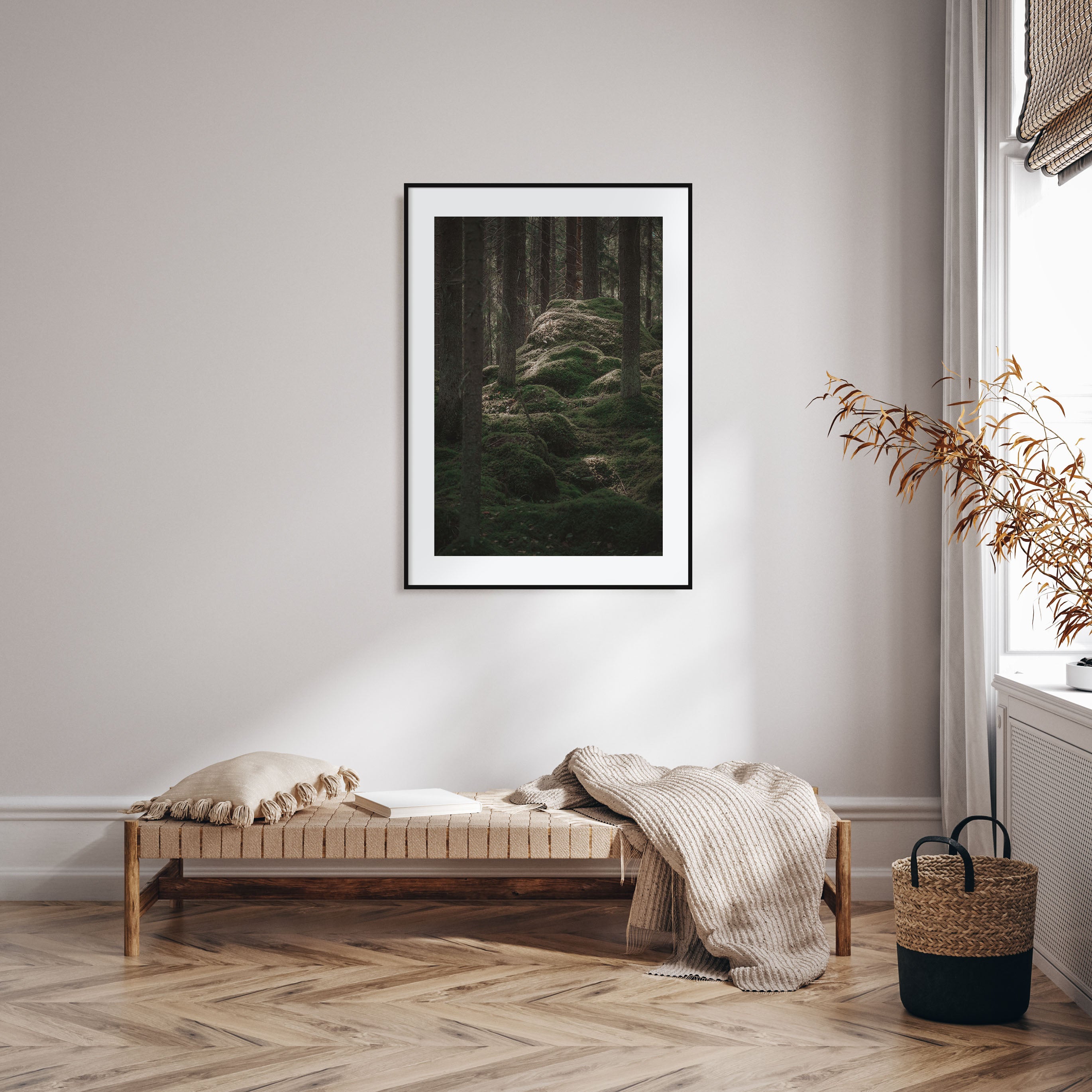 Scandinavian Forest Photo Color No 2 Poster