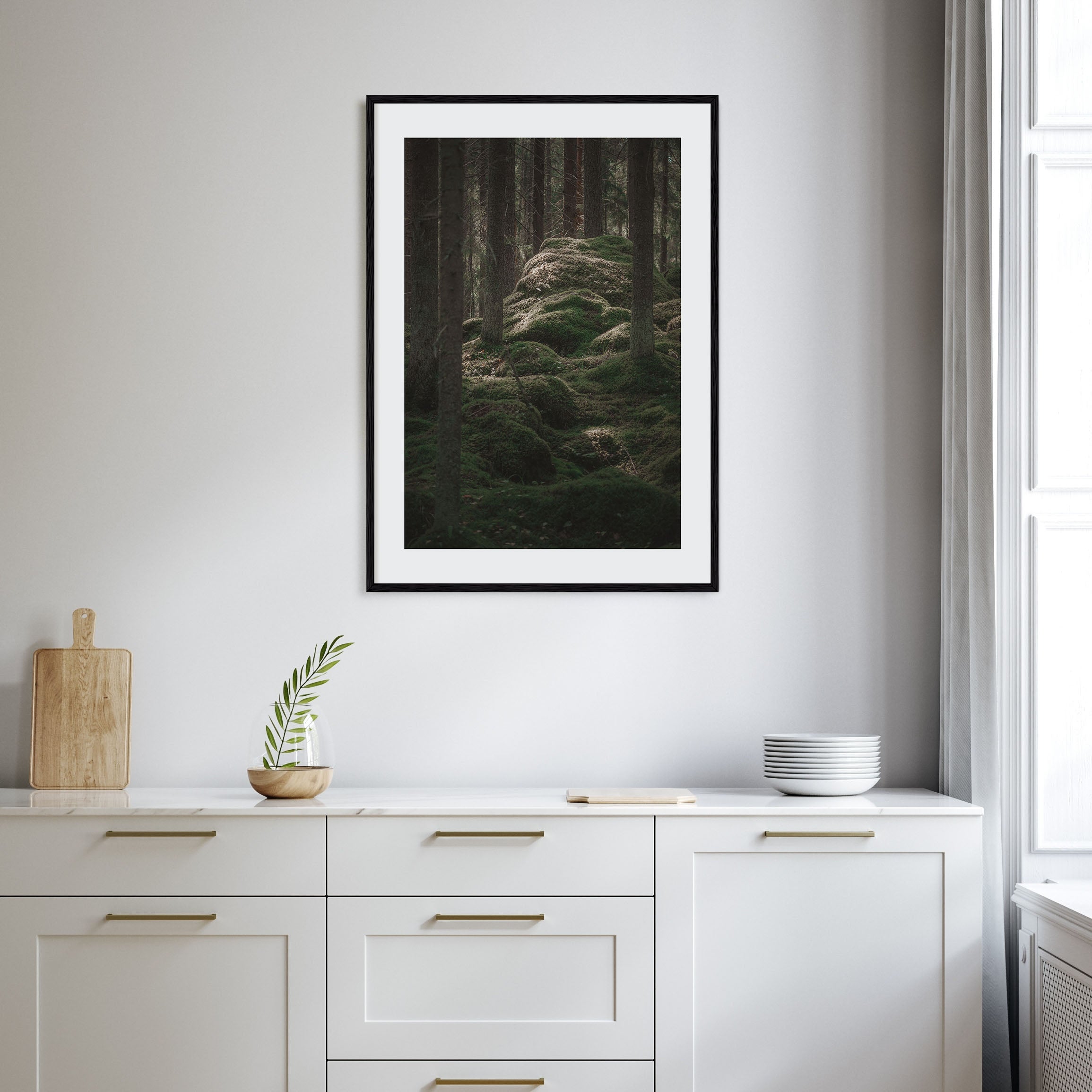 Scandinavian Forest Photo Color No 2 Poster