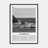 Scarborough Travel B&W Poster