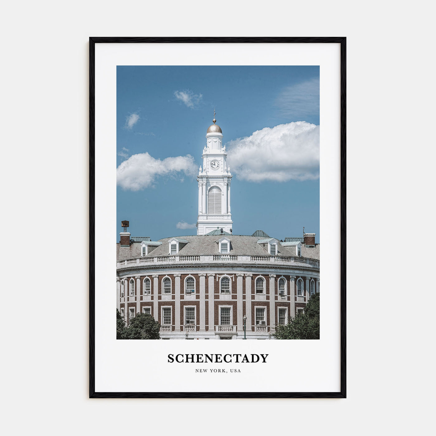 Schenectady Portrait Color Poster