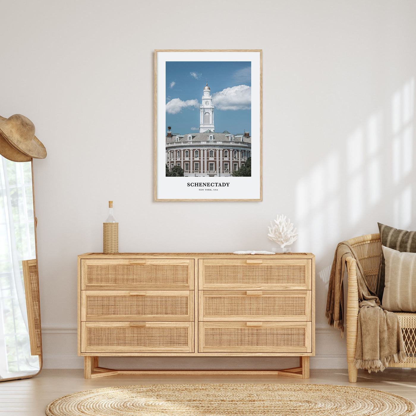 Schenectady Portrait Color Poster