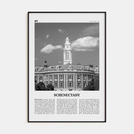 Schenectady Travel B&W Poster
