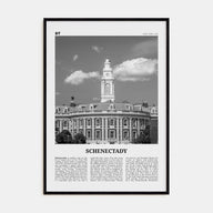 Schenectady Travel B&W Poster