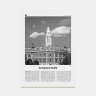 Schenectady Travel B&W Poster