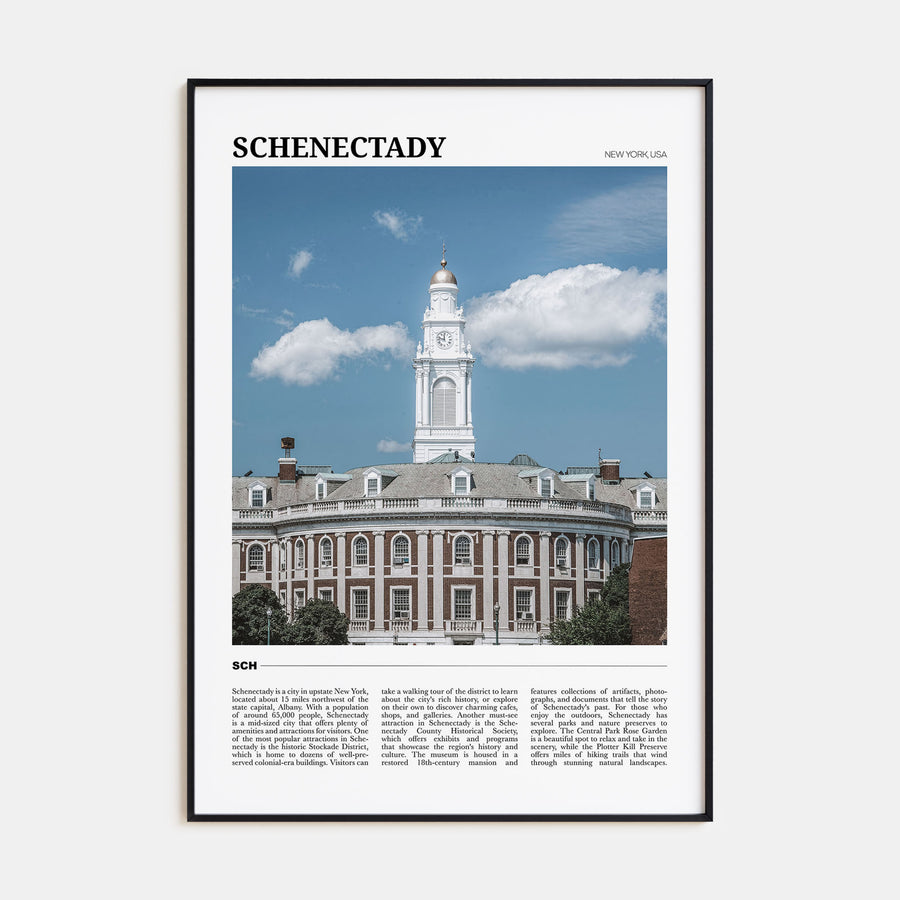Schenectady Travel Color Poster