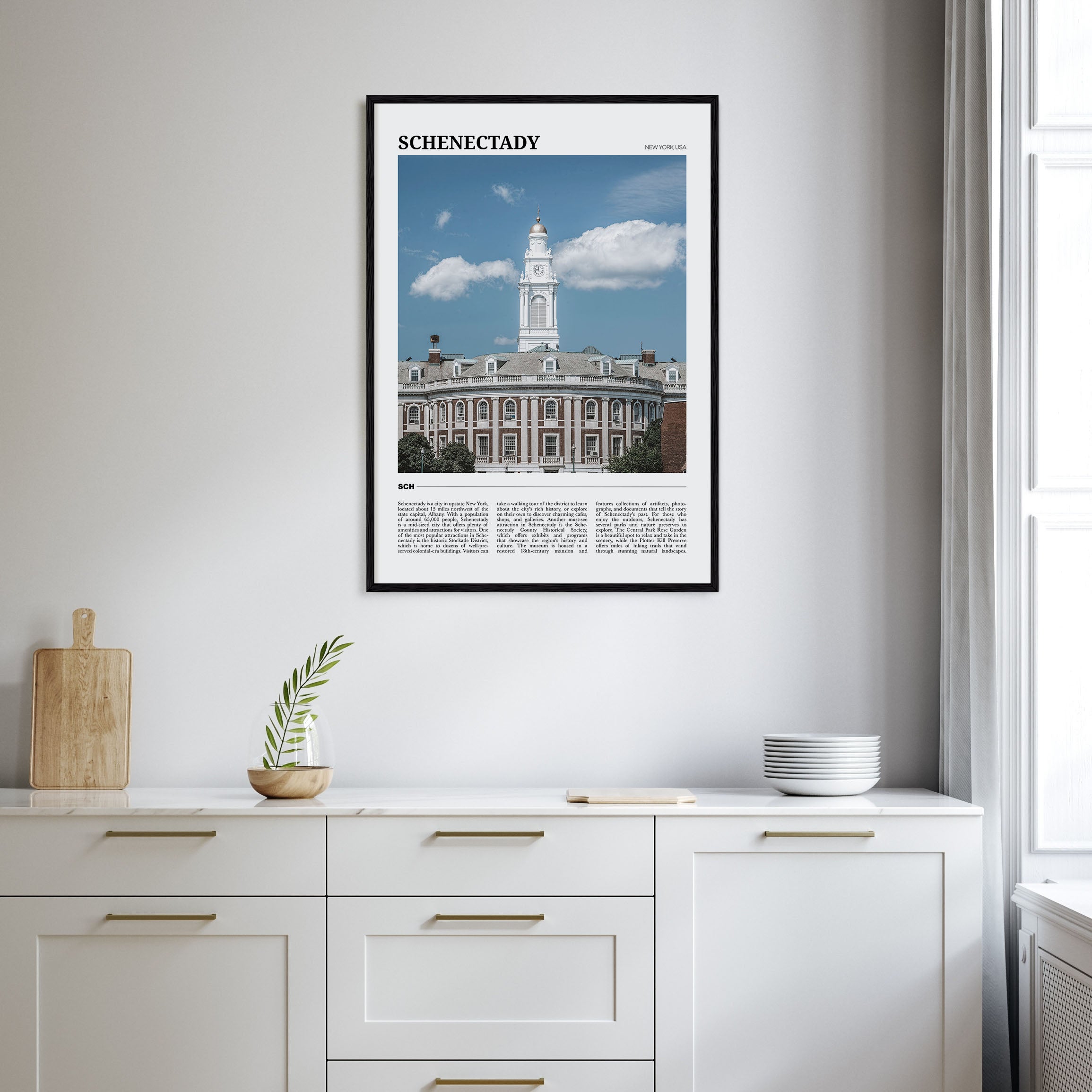 Schenectady Travel Color Poster