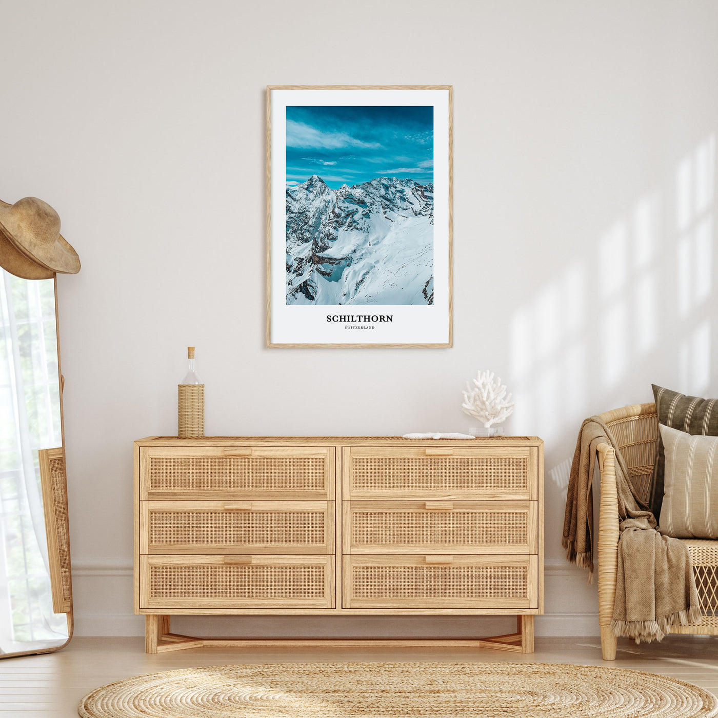 Schilthorn Portrait Color Poster