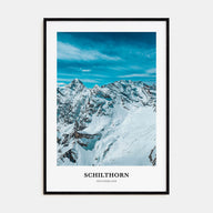 Schilthorn Portrait Color Poster