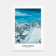 Schilthorn Portrait Color Poster