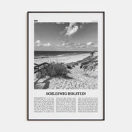 Schleswig-Holstein Travel B&W Poster