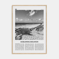Schleswig-Holstein Travel B&W Poster