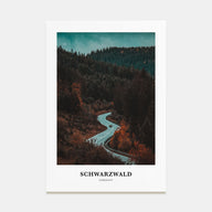 Schwarzwald Portrait Color Poster