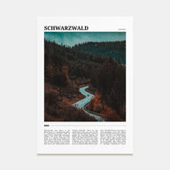 Schwarzwald Travel Color Poster