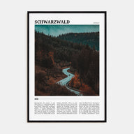 Schwarzwald Travel Color Poster