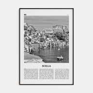 Scilla Travel B&W Poster